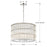 Crystorama Elliot 6 Light Chandelier, Polished Nickel
