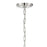 Crystorama Elliot 6 Light Chandelier, Polished Nickel