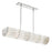 Crystorama Elliot 6 Light Linear Chandelier, Polished Nickel