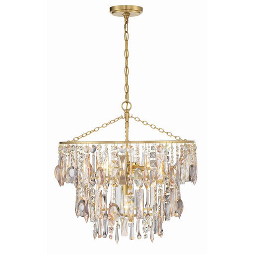 Crystorama Elsa Pendant, Antique Gold
