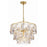 Crystorama Elsa Pendant, Antique Gold