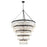 Crystorama Emory 30 Light Chandelier, Black Forged - EMO-5430-BF