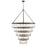 Crystorama Emory 30 Light Chandelier, Black Forged