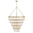 Crystorama Emory 30 Light Chandelier, Modern Gold