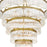 Crystorama Emory 30 Light Chandelier, Modern Gold