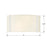 Crystorama Fulton 2 Light Wall Mount