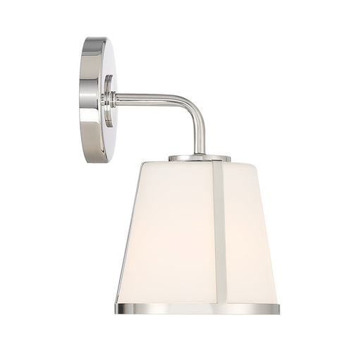 Crystorama Fulton 1 Light Wall Sconce, White