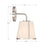 Crystorama Fulton 1 Light Wall Sconce, White