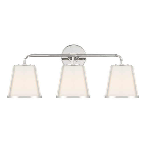 Crystorama Fulton 3 Light Bath Vanity, White