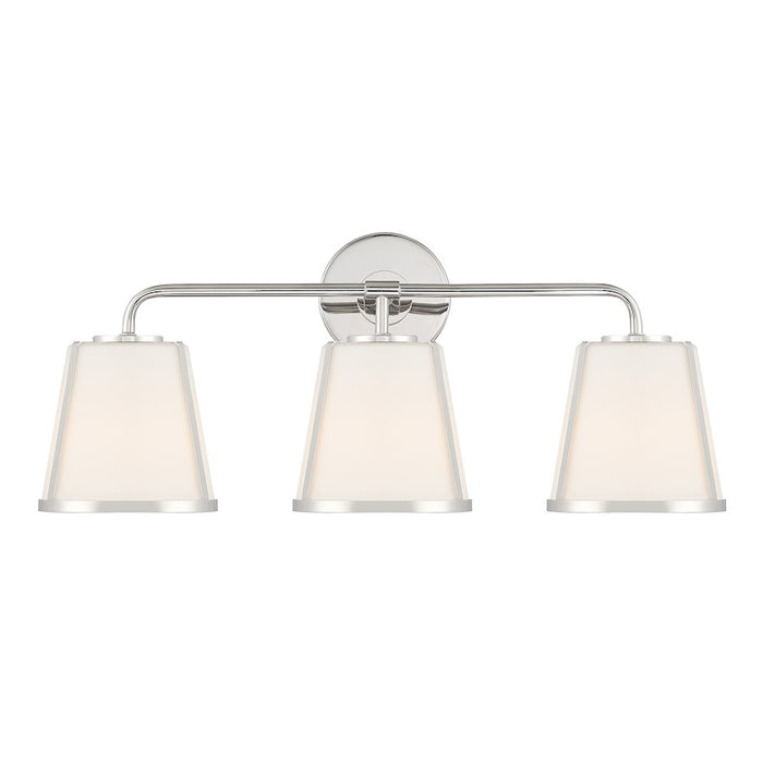 Crystorama Fulton 3 Light Bath Vanity, White