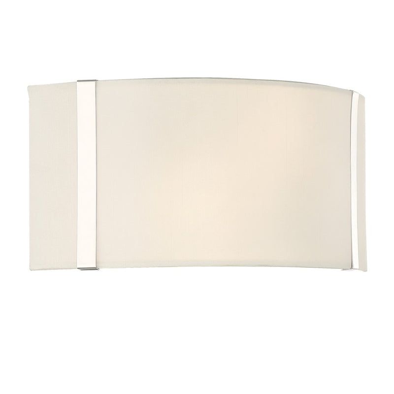 Crystorama Fulton 4 Light Linear Oval Chandelier, Nickel/White