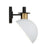 Crystorama Gigi 1 Light Wall Sconce, White