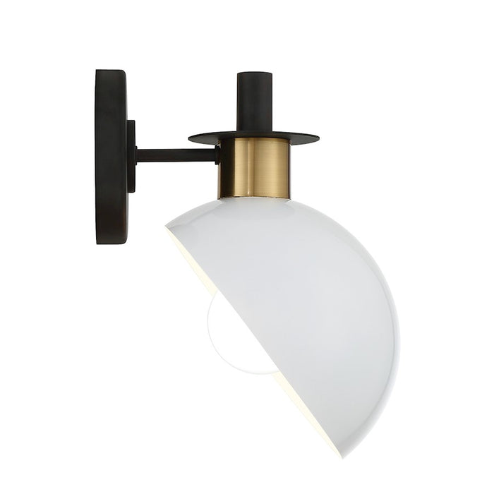 Crystorama Gigi 1 Light Wall Sconce, White