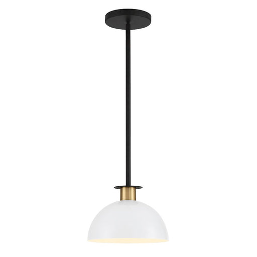 Crystorama Gigi 1 Light Pendant, White