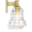 Crystorama Gregory 3 Light Bath Light, Aged Brass/Clear