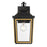 Crystorama Hawkins 1 Light Outdoor Sconce, Black/Textured Gold
