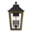 Crystorama Hawkins 4Lt 12" Outdoor Sconce, Black/Textured Gold