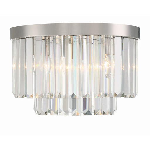 Crystorama Hayes 4 Light Ceiling Mount, Polished Nickel
