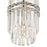 Crystorama Hayes 4 Light Mini Pendant, Polished Nickel