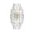 Crystorama Hayes 2 Light Wall Mount, Polished Nickel