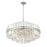 Crystorama Hayes Chandelier, Polished Nickel