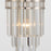 Crystorama Hayes 2 Light 7.5" Sconce, Polished Nickel/Clear