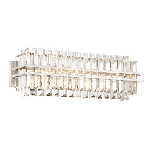 Crystorama Hayes 4 Light Sconce, Polished Nickel - HAY-1413-PN