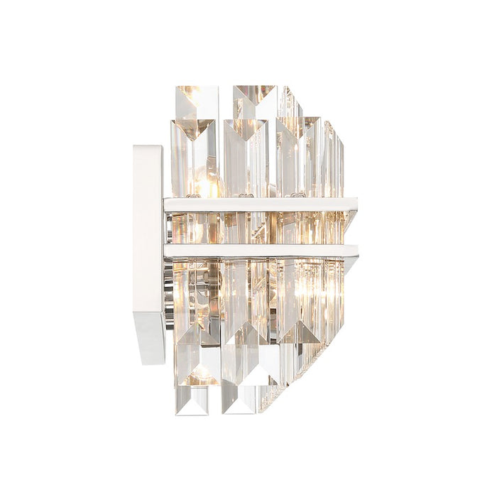 Crystorama Hayes 6 Light Sconce, Polished Nickel