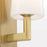Crystorama Hogan 1 Light 4.5" Sconce, Aged Brass