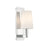 Crystorama Hogan 1 Light 4.5" Sconce, Polished Chrome