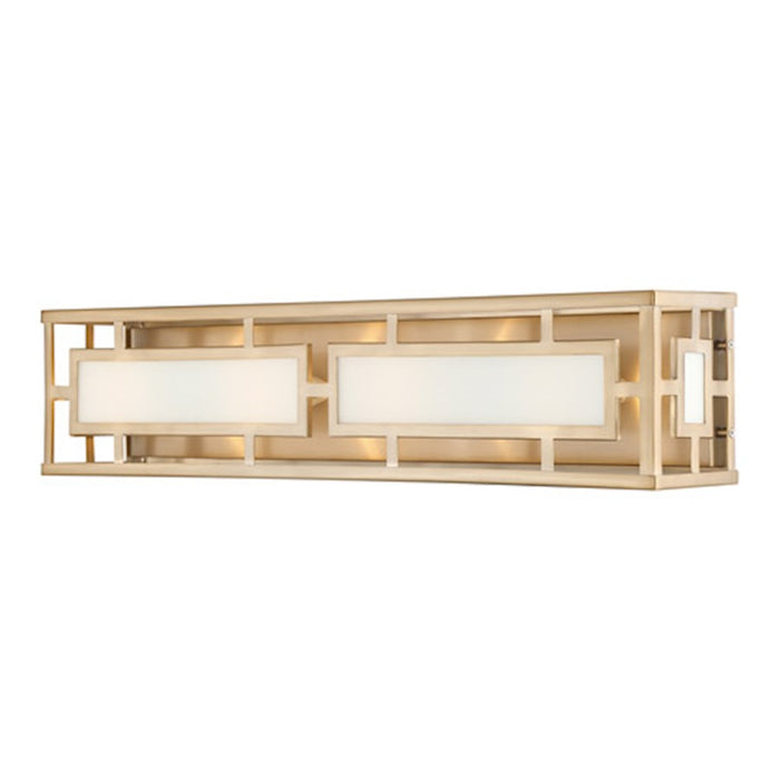Crystorama Hillcrest 4 Light Bath, Vibrant Gold