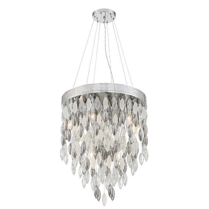 Crystorama Hudson Chandelier, Chrome