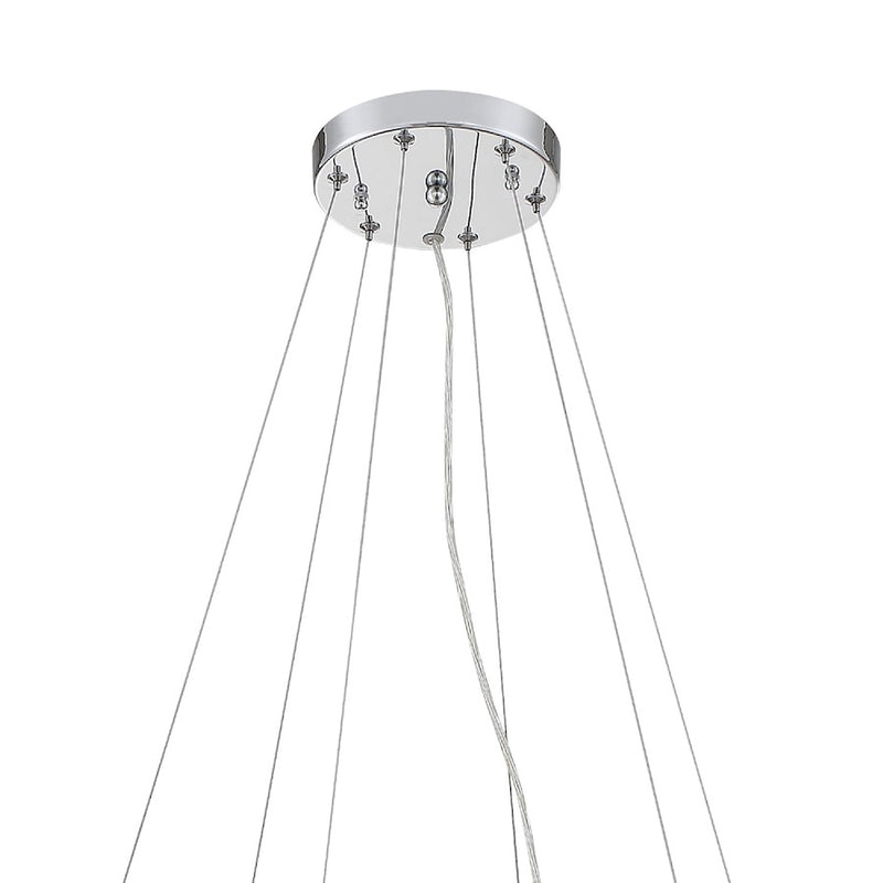 Crystorama Hudson Chandelier, Chrome