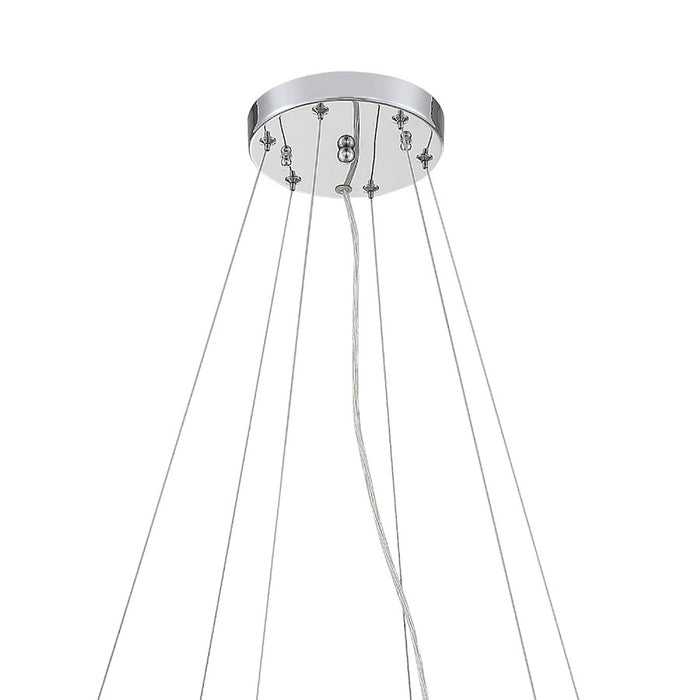 Crystorama Hudson Chandelier, Chrome