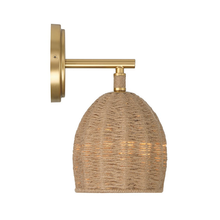 Crystorama Jace 1 Light Sconce, Soft Gold