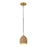 Crystorama Jace 1 Light Mini Pendant, Soft Gold - JAC-10502-SG