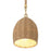 Crystorama Jace 1 Light Mini Pendant, Soft Gold