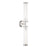 Crystorama Jarvis 2 Light 29" Sconce, Polished Nickel/Clear