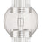 Crystorama Jarvis 2 Light 29" Sconce, Polished Nickel/Clear