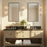 Crystorama Jarvis 2 Light 29" Sconce, Polished Nickel/Clear