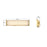 Crystorama Jarvis 1 Light 24.5" Sconce, Aged Brass/White