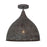 Crystorama Jasmine 1Lt 14" Semi Flush Mount, Bronze - JAS-A5010-FB-CEILING