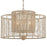 Crystorama Jayna 4 Light Chandelier, Burnished Silver