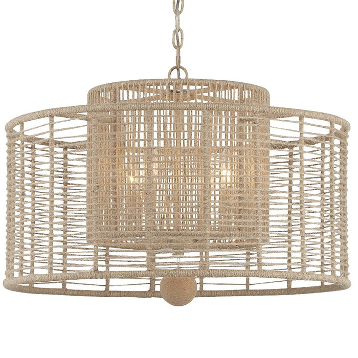 Crystorama Jayna 4 Light Chandelier, Burnished Silver