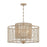 Crystorama Jayna 4 Light Chandelier, Burnished Silver