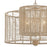Crystorama Jayna 4 Light Chandelier, Burnished Silver
