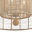 Crystorama Jayna 4 Light Chandelier, Burnished Silver
