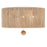 Crystorama Jessa 3 Light Ceiling Mount, Burnished Silver