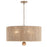 Crystorama Jessa 5 Light Pendant, Burnished Silver