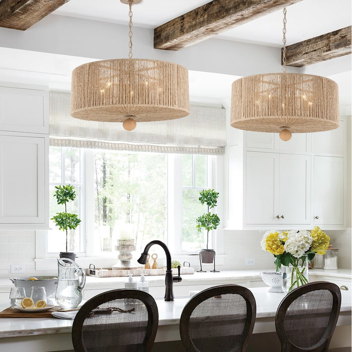Crystorama Jessa 5 Light Pendant, Burnished Silver